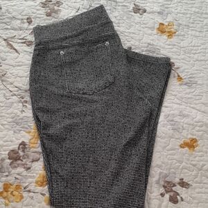 Michael Kors Black and White Patterned Pants